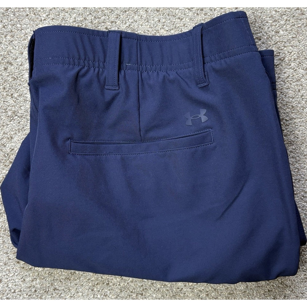 Under Armour Pants Mens 40x32 Blue Performance Golf Activewear Stretch Chino‎